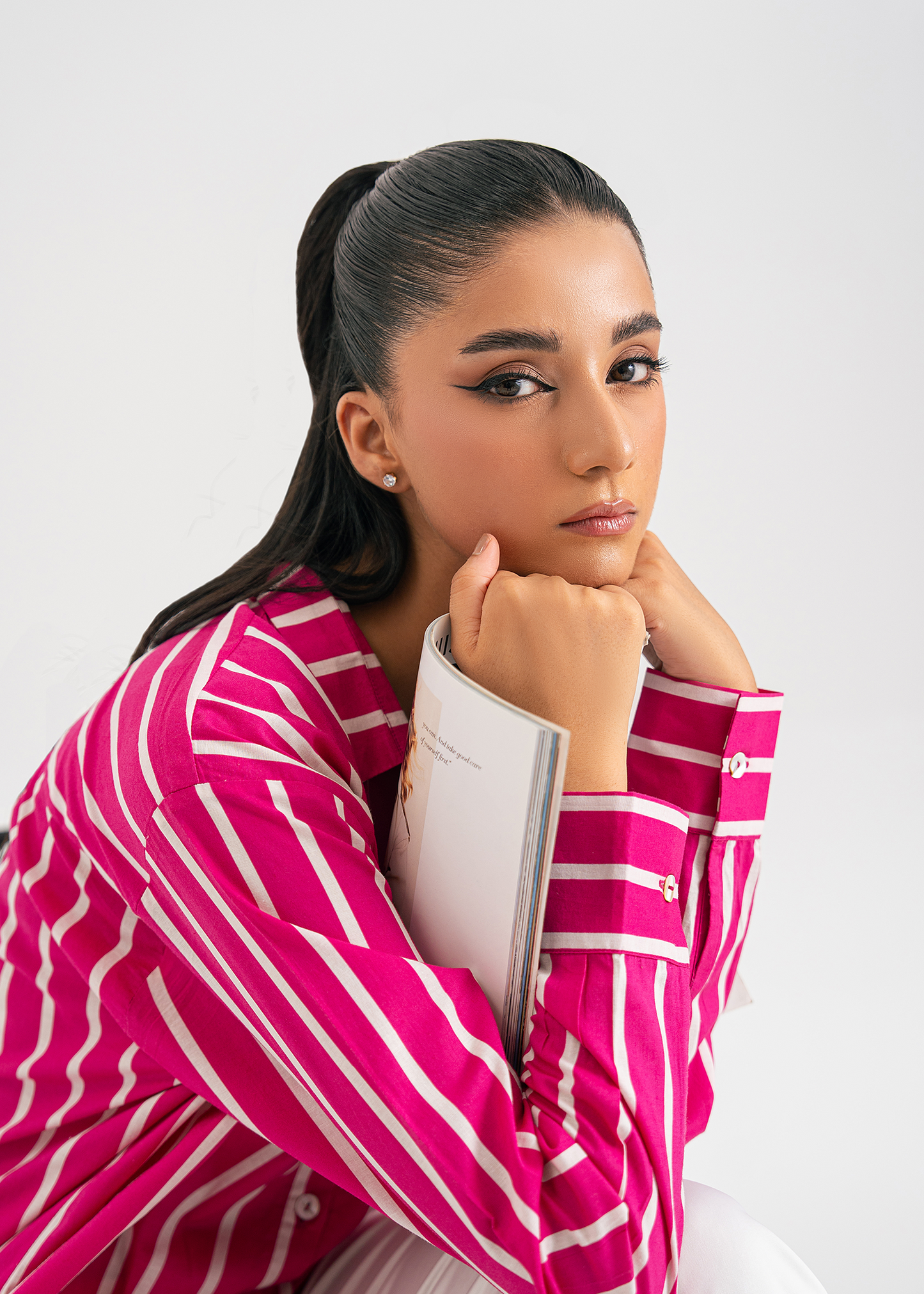 Pink Striped Shirt