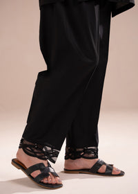 Black Embroidered Trouser