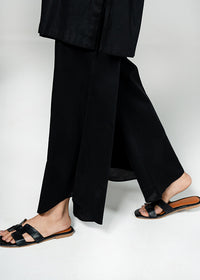 Black Flared Culotte