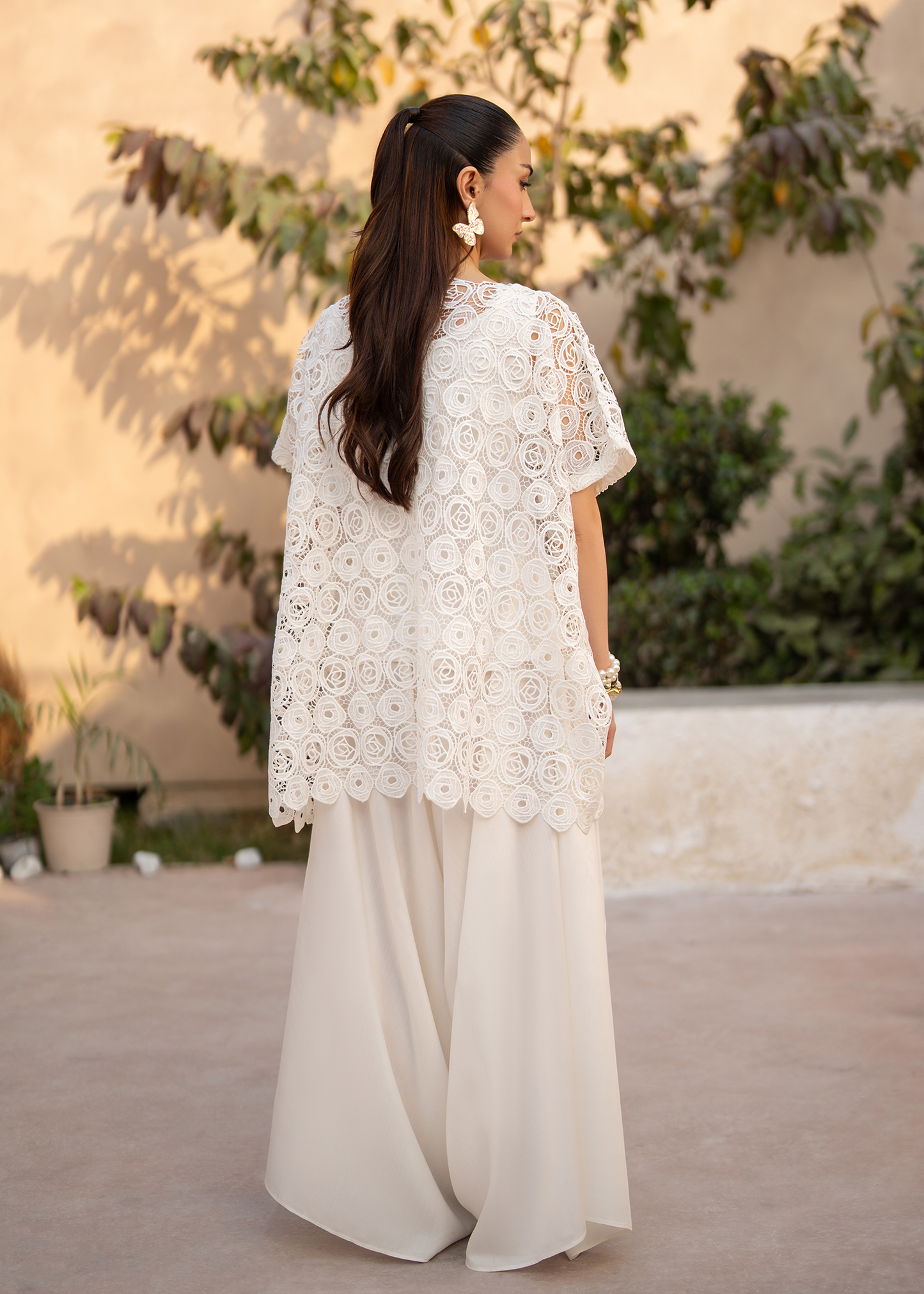 Lily White Net Festive Pret