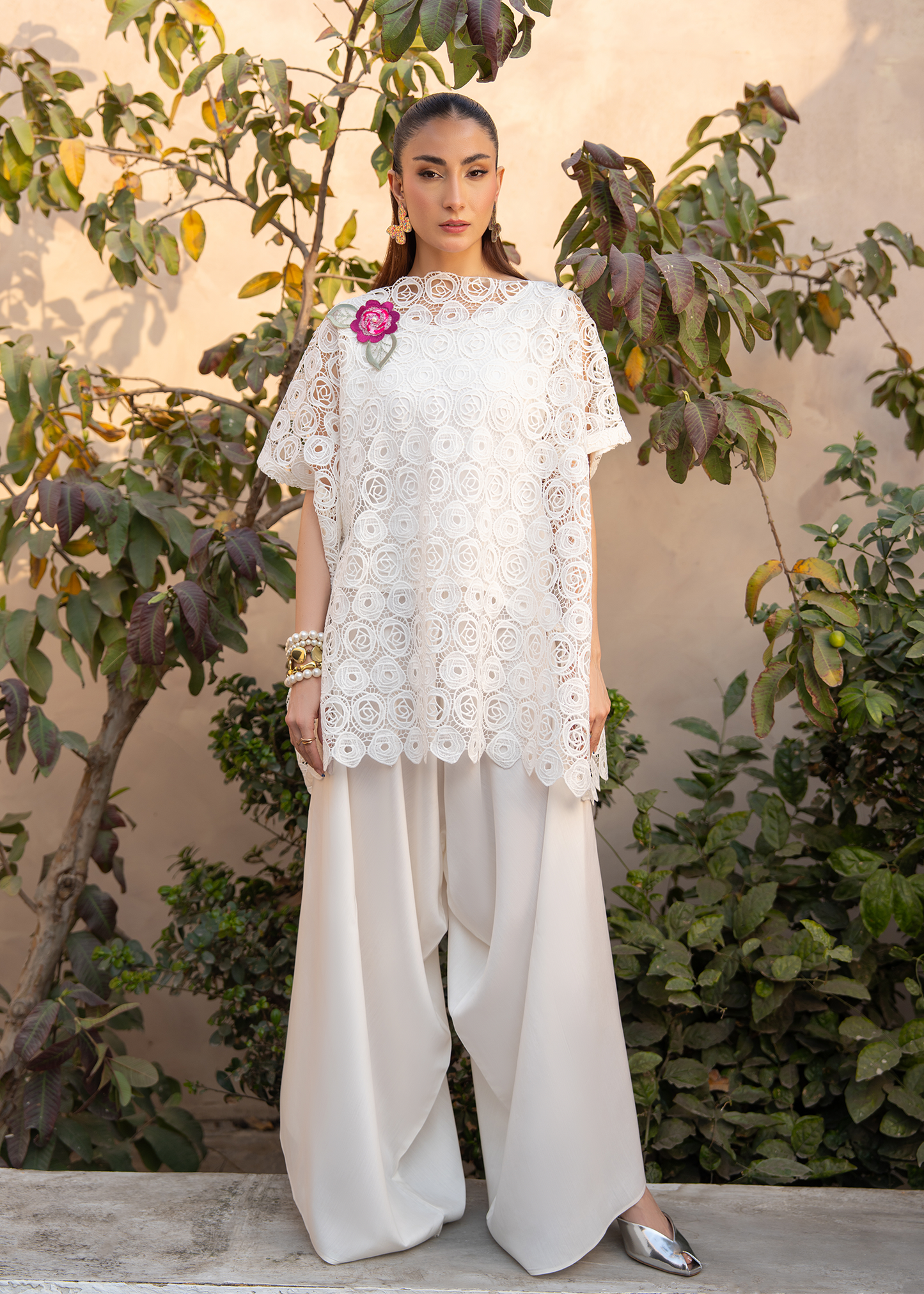 Lily White Net Festive Pret