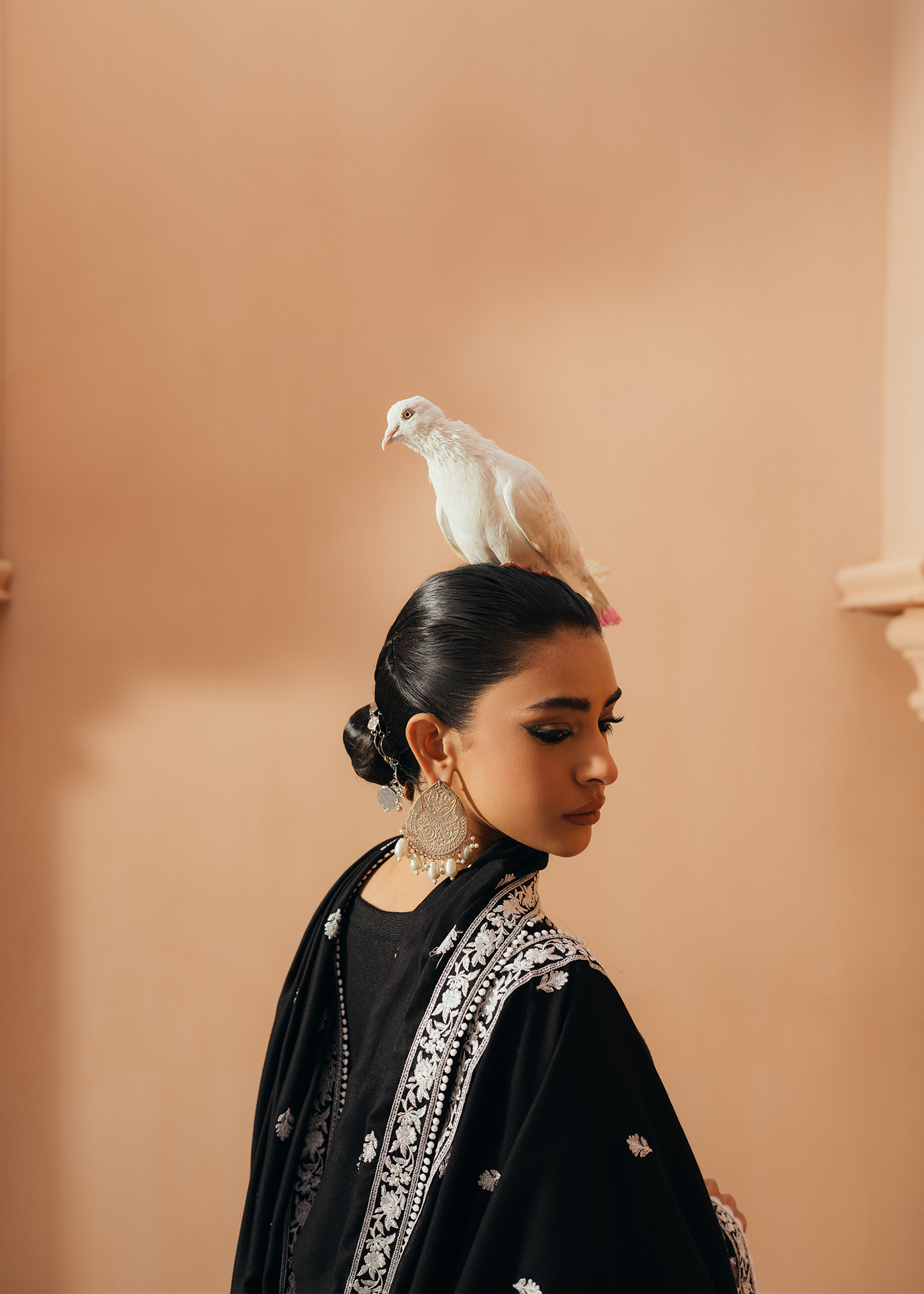 Black Khaadi Net Suit