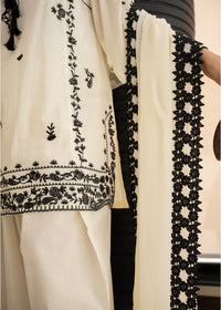 Off White Medium Silk Dupatta