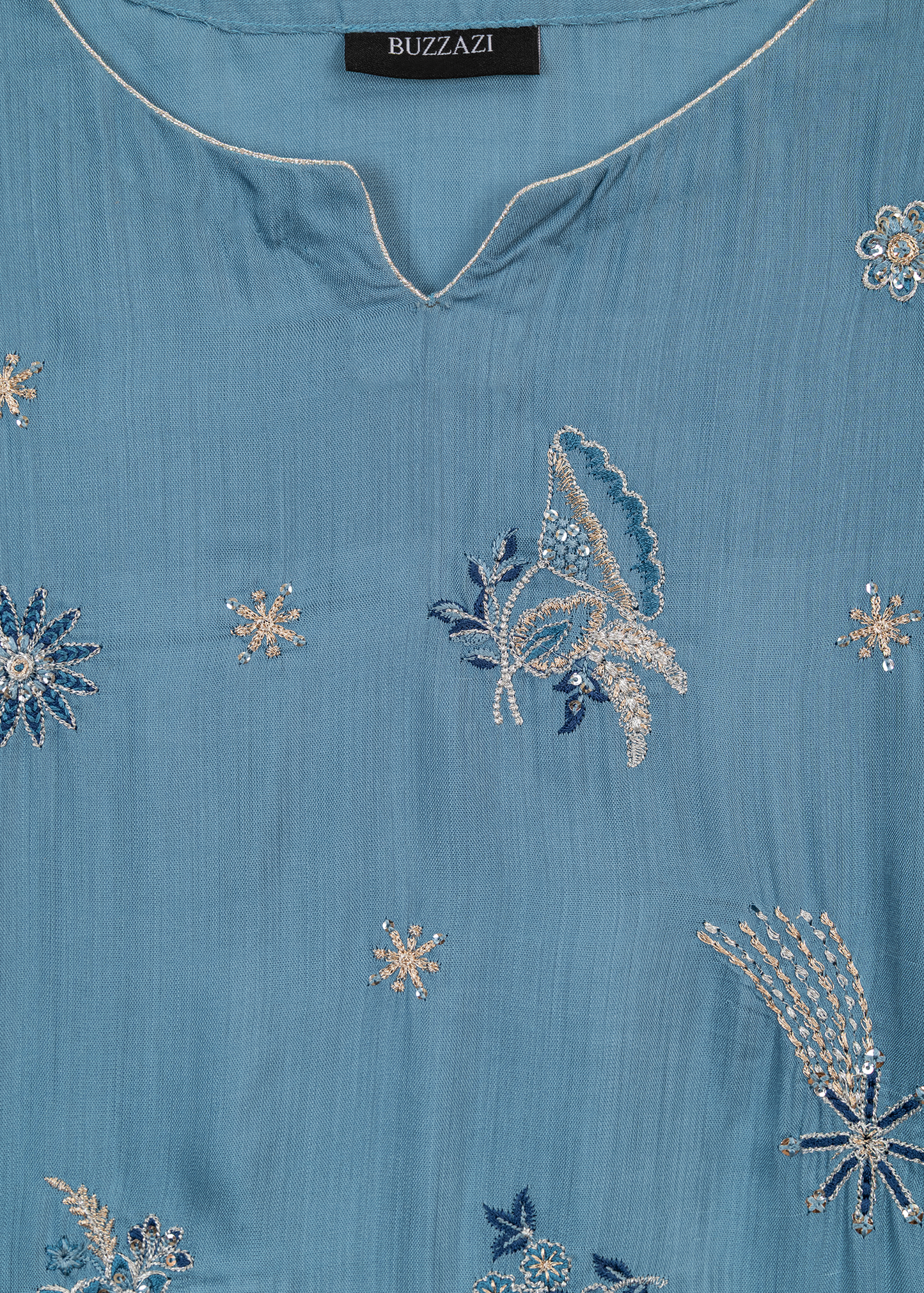 Lina Blue Festive Shirt