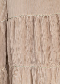 Beige Embroidered Sharara Suit (2 pc)