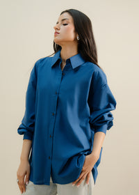 Navy Blue Button Up