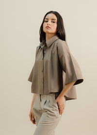 Olive Button Up Shirt