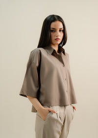 Olive Button Up Shirt