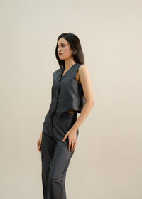Grey Vest Co-Ord
