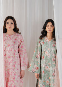 Seashell Pink Printed Suit