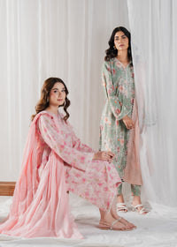 Seashell Pink Printed Suit