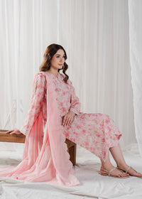 Seashell Pink Printed Suit
