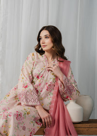 Blush Pink Printed Suit
