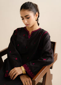 Black Embroidered Suit