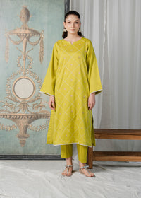 Embroidered Lime Green Suit