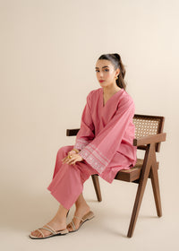 Blush Embroidered Suit