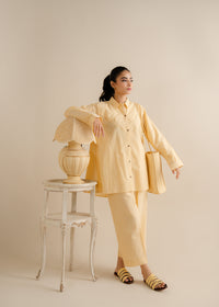 Yellow Striped Co-Ord