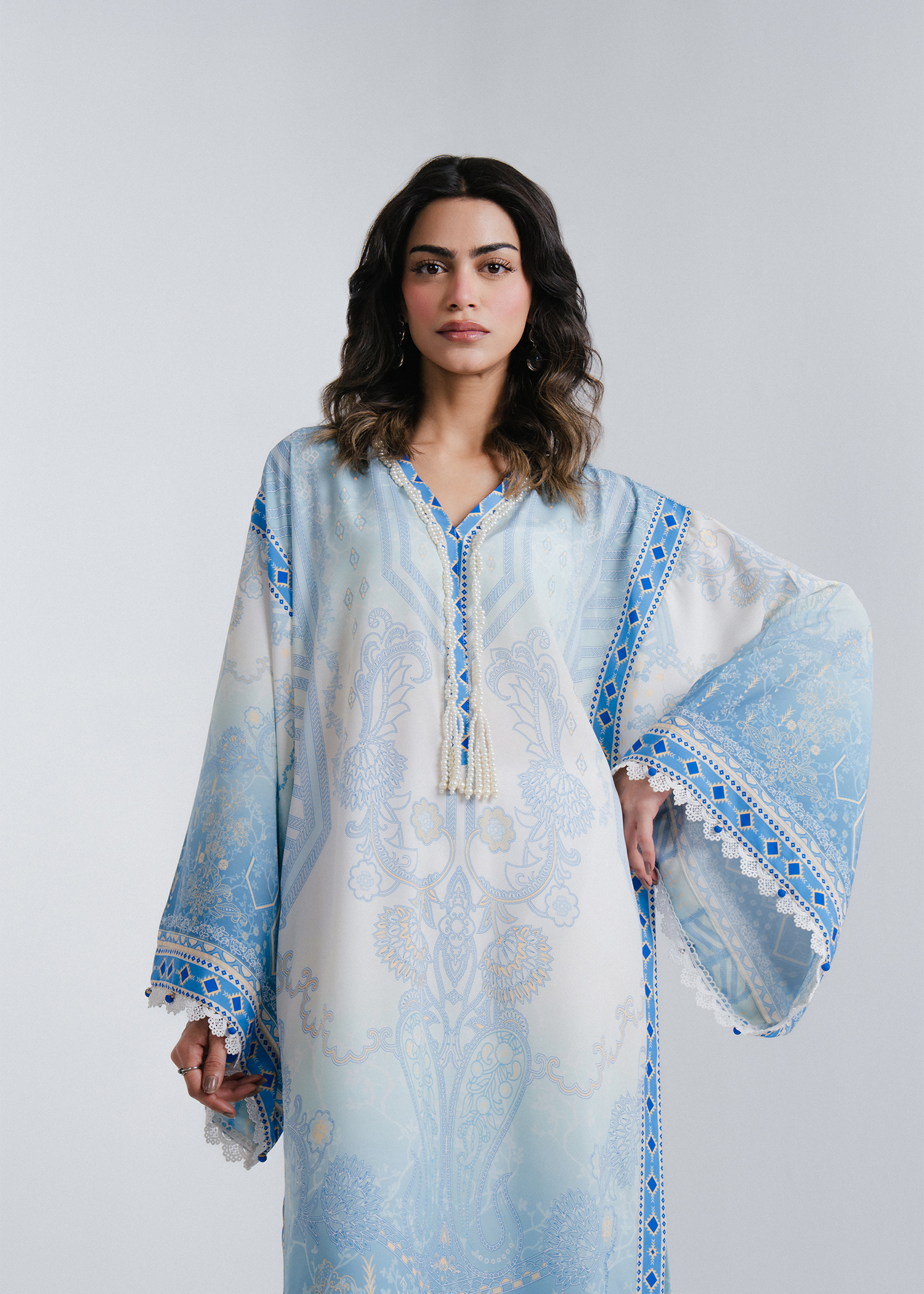 Sky Blue Kaftan