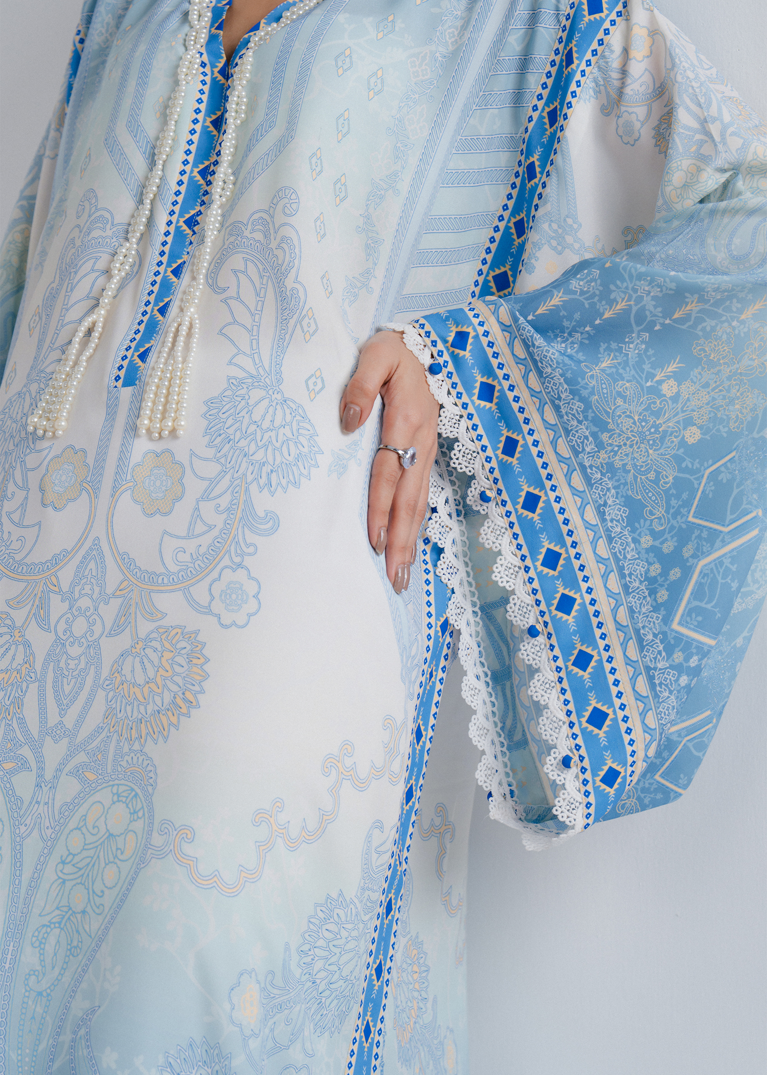 Sky Blue Kaftan