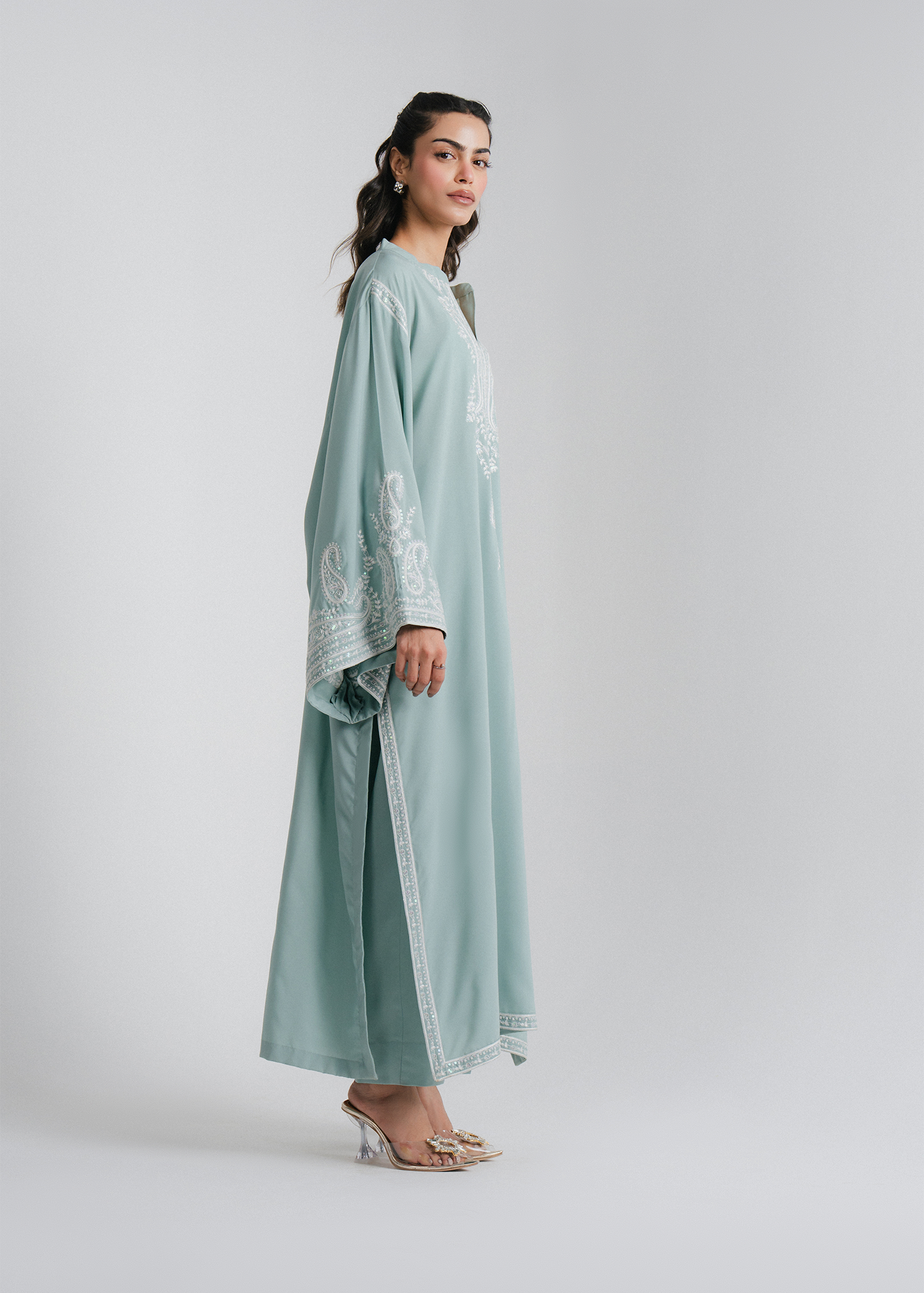 Mint Blue Kaftan