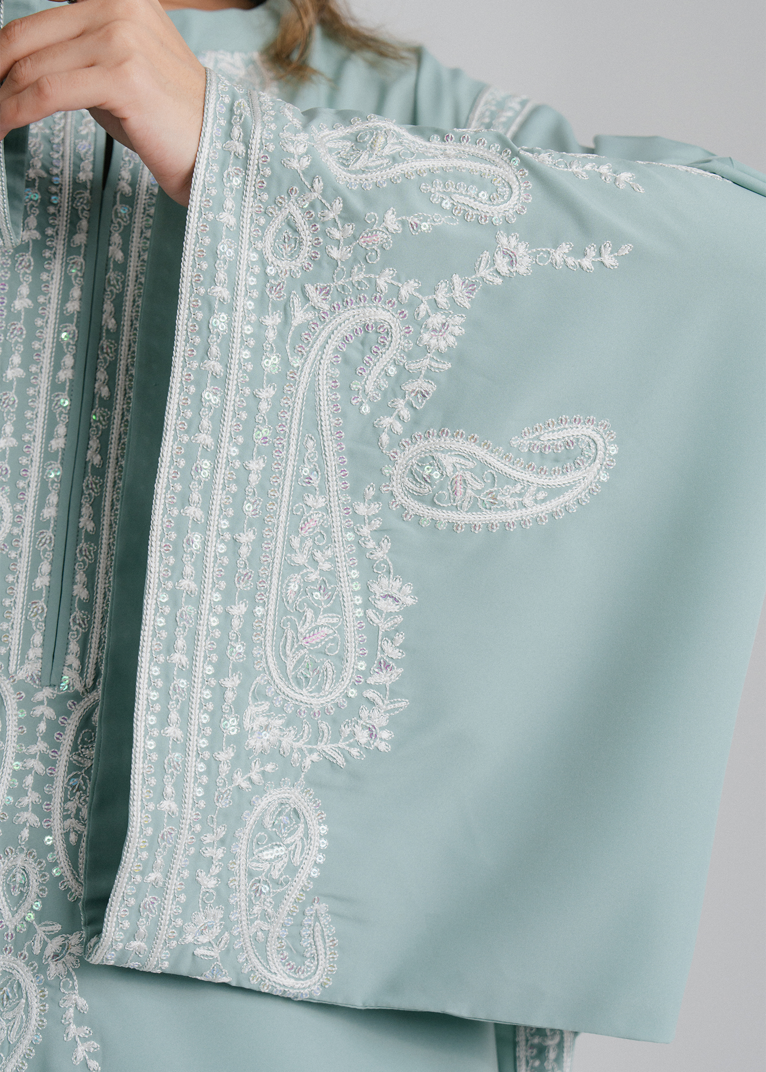 Mint Blue Kaftan