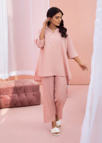 Tea Pink Solid Co-Ord Set