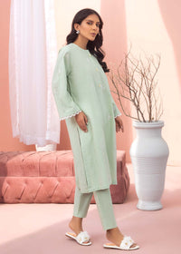 Light Pistacio Embroidered Lawn Suit