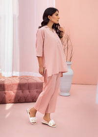 Tea Pink Solid Co-Ord Set